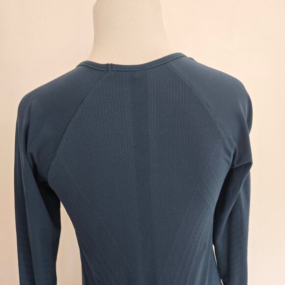 Athleta Speedlight Seamless Top Teal Small - Picture 7 of 12